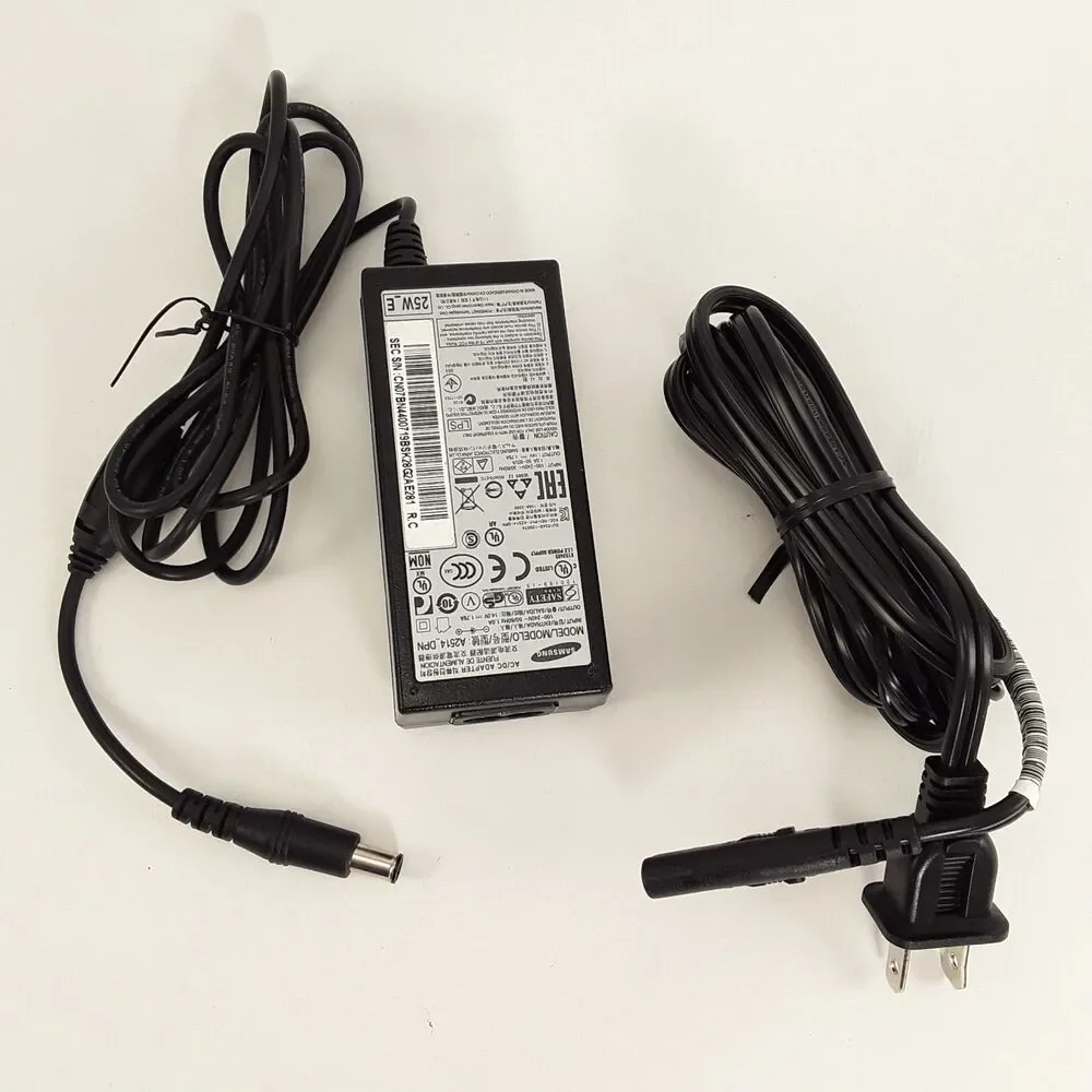 Genuine Samsung Power Supply Adapter AC 14V 1.79A 25W, A2514_DPN monitor cord